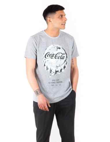 T-SHIRT COCA-COLA GRIGIA