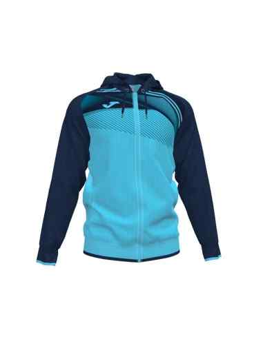 TUTA SUPERNOVA II HOODIE TURCHESE-BLU